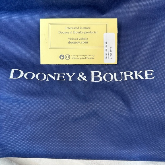 NWT Dooney & Bourke Drawstring Pebble Leather Bucket Bag with Dust Bag & Reg. - Picture 10 of 11
